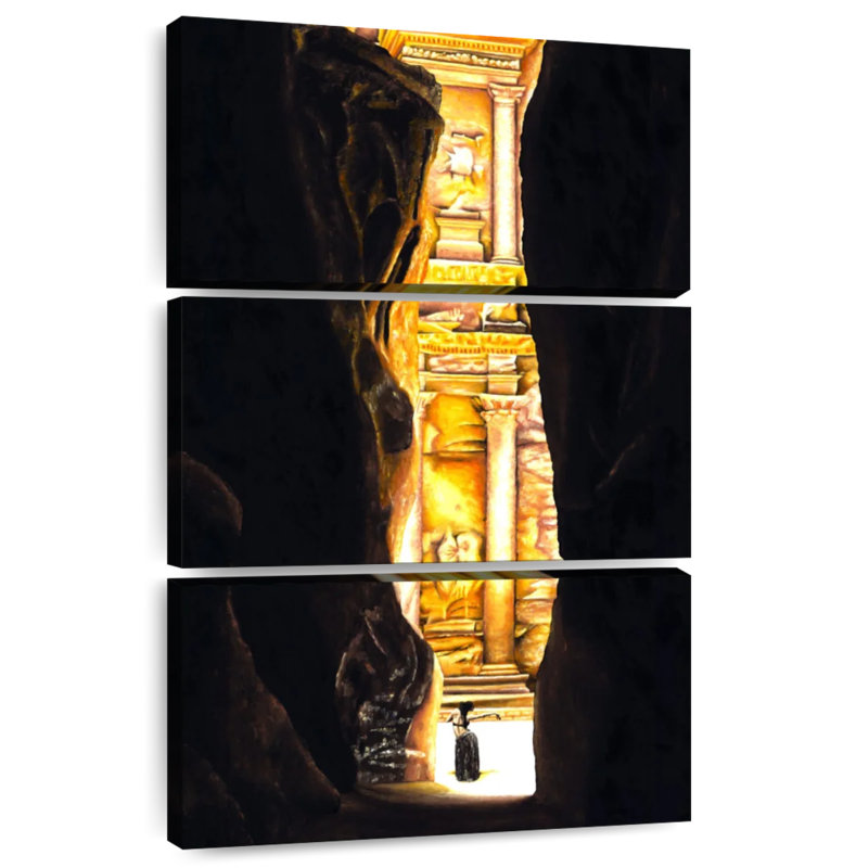 Masam Homage To Petra, 50" H x 32" W