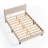 Bed Frame With Boucle Upholstered Headboard, Platform Bed-731895981