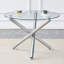 Table ronde en verre de 42 pouces-1331048346
