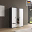 Hinged door wardrobe Narai with mirror, handle -less look MADE IN GERMANY-104201204-104828612