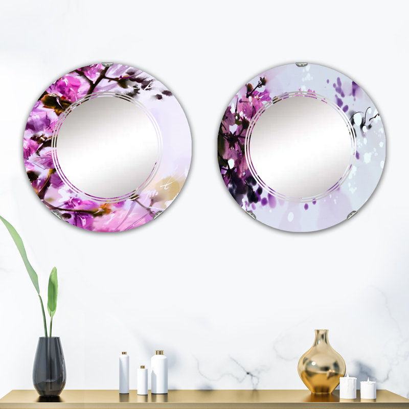 Ensemble de 2 miroirs sans cadre