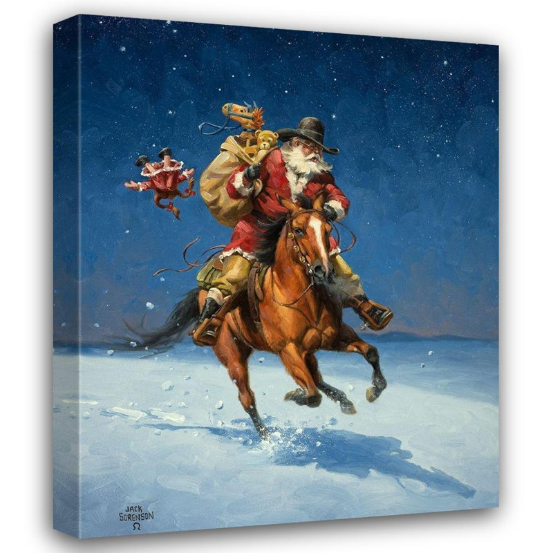 Art sur toile tendue Art Gallery par Sorenson, Jack: Midnight Rider, H 44 po x l 36 po