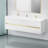 Wall-Mounted Bathroom Vanity with Double Sinks-799575320
