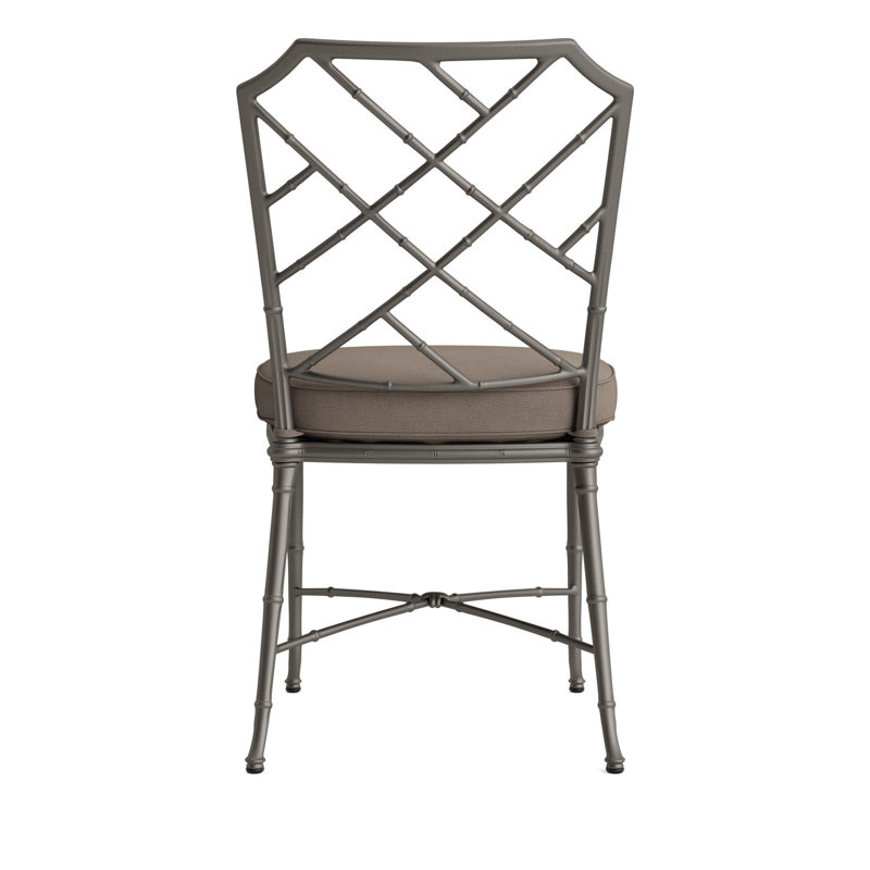 Calcutta Outdoor Dining Side Chair, Mica, Fusion Neptune, Navy