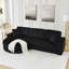 Canapé-lit modulaire rembourré Corduroy-116370694