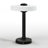 12" Modern Metal LED Rechargeable Table Lamp with Touch Dimmable Light-570386967