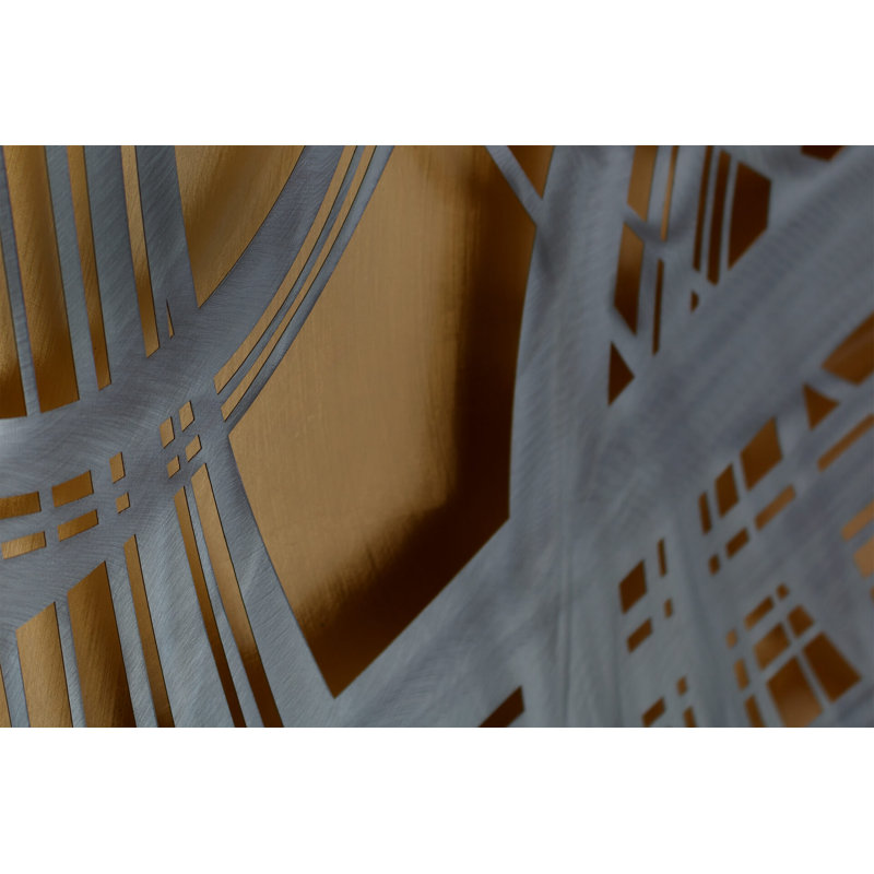 Handmade Modern Abstract Wall Decor on Metal