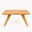 Table basse carrée en bois de chêne massif Petra-422051290