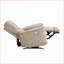 Fauteuils inclinables, fauteuil berçant inclinable électrique moderne avec revêtement en velours | Brun clair brun clair | Cadre en bois massif-383060131
