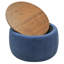 Repose-pieds rond avec rangement, fonction 2 en 1, table de bout avec repose-pieds-121513475