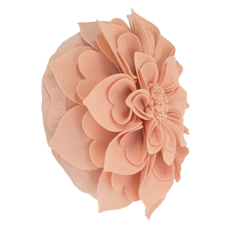 Housse de coussin Floral, 13 po x 13 po, Rose