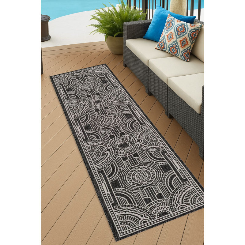 Tapis de couloir noir Aucun, Tapis de couloir 2 pi x 8 pi