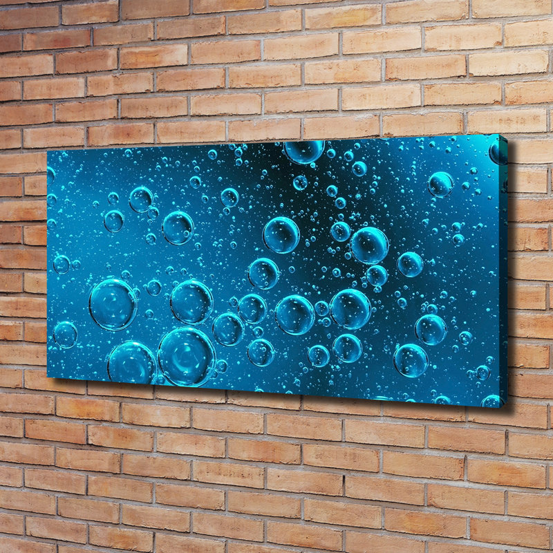 Bubbles Under Water - No Frame Print on Canvas