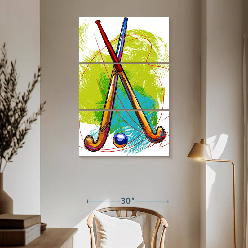 Scribble de hockey sur gazon Sireci, H 65 po x l 42 po