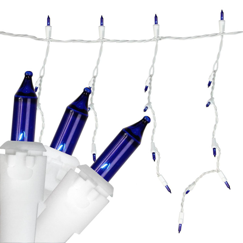 Guirlande de 150 mini glaçons de Noël, Bleu