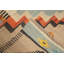 Tapis tribal en laine tissé à la main 5 x 8