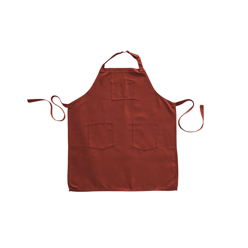 Solid Color Sunbrella Chef Apron, Terracotta