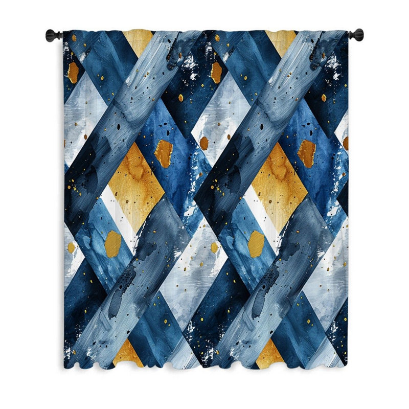 Neima Sheer Curtain Single Panel, 50"W x 96"L