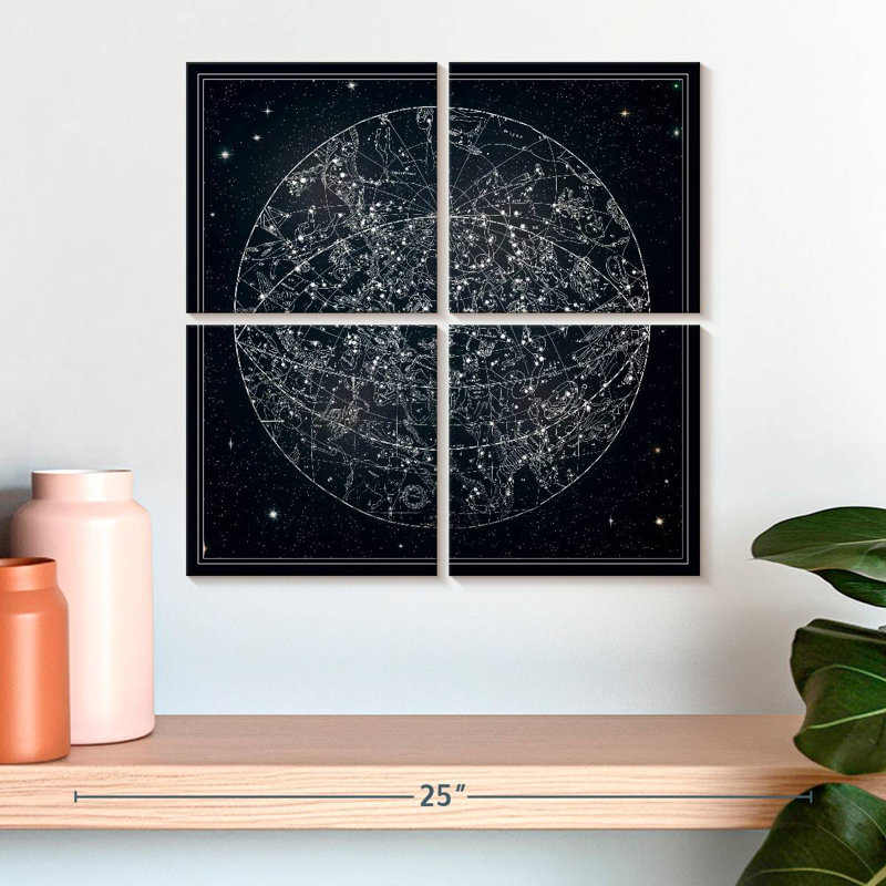 Oberle Constellation Map, 18" H x 18" W