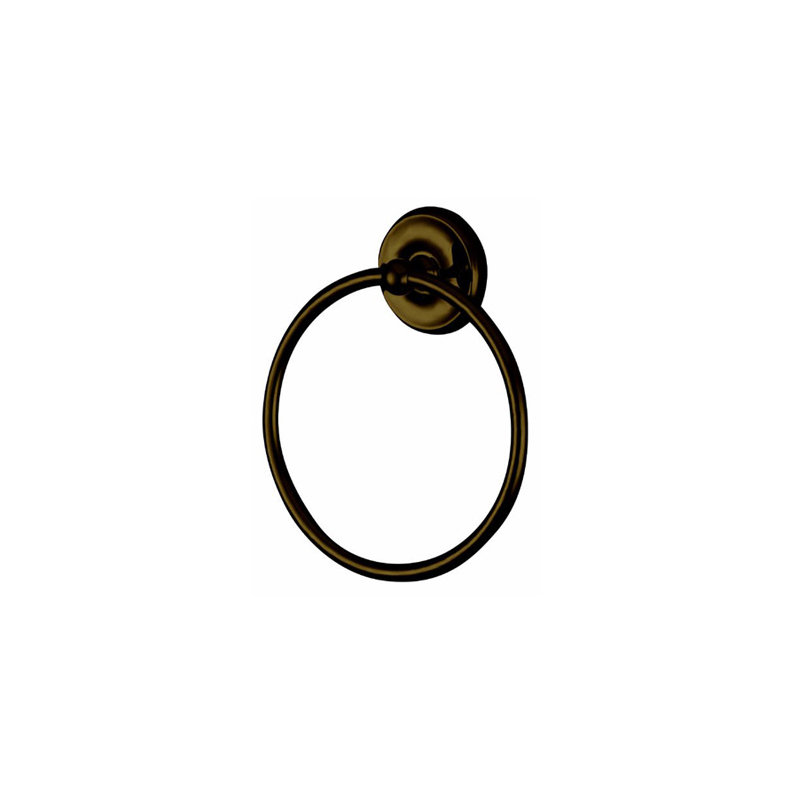 Elizabeth Wall Mounted Towel Ring, Oil Rubbed Bronze