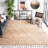 Digiovanni Natural Fiber Hand Woven Jute Geometric Rug-931760206