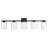 Oslo 5 - Light Dimmable LED Matte Black Vanity Light