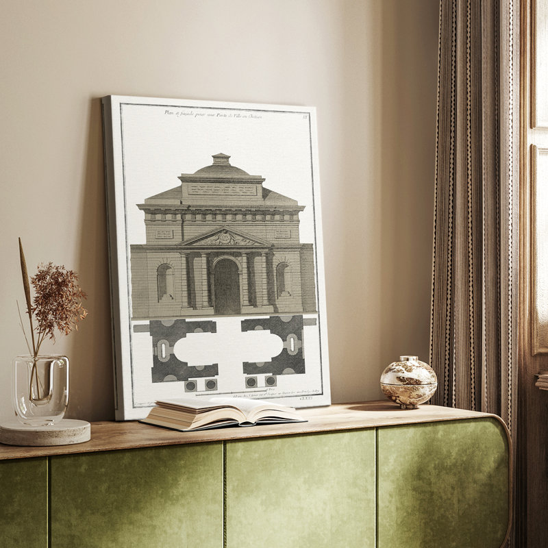 Bâtiments et façades III - Galerie Cavas sur mesure, H 12 po x l 8 po