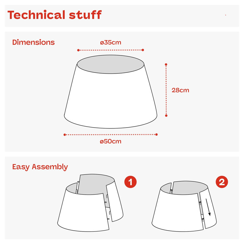 Ansli Metal Tree Skirt