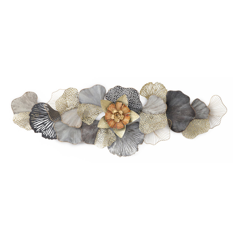 Modern Flower Metal Wall Décor - 16" x 24"