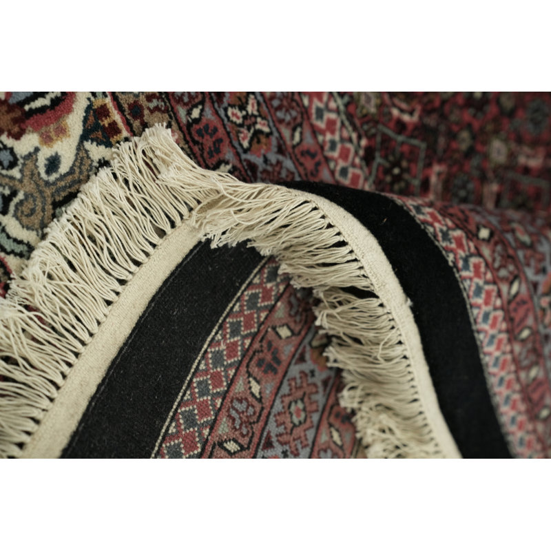 Luxurious Deep Black Traditional Oriental Large Rug 12x18