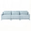 Élégant canapé rembourré en chenille avec capitonnage sur mesure et conception ergonomique pour le confort-2109052709-2109052708