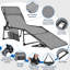 Chaise longue de plage portative pliante pour l'extérieur avec trou pour le visage et 5 positions réglables-109746284