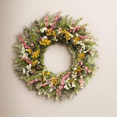 Great Meadows 30" Handcrafted Floral Wreath