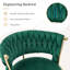 Swivel Upholstered Counter Stool with Metal Frame-955623301