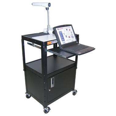 projector cart with cabinet