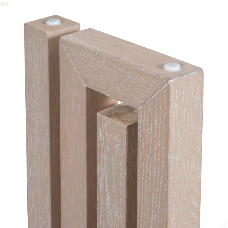 Eryndor Modern Veneer Console Table with Sculpted Side Detailing and Spacious Top Surface, Wood