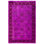 Overdyed Hand-Knotted Wool Modern-Contemporary Purple Area Rug 4' 9" x 7' 2"