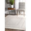 Tapis beige ivoire en laine touffeté à la main-26050116