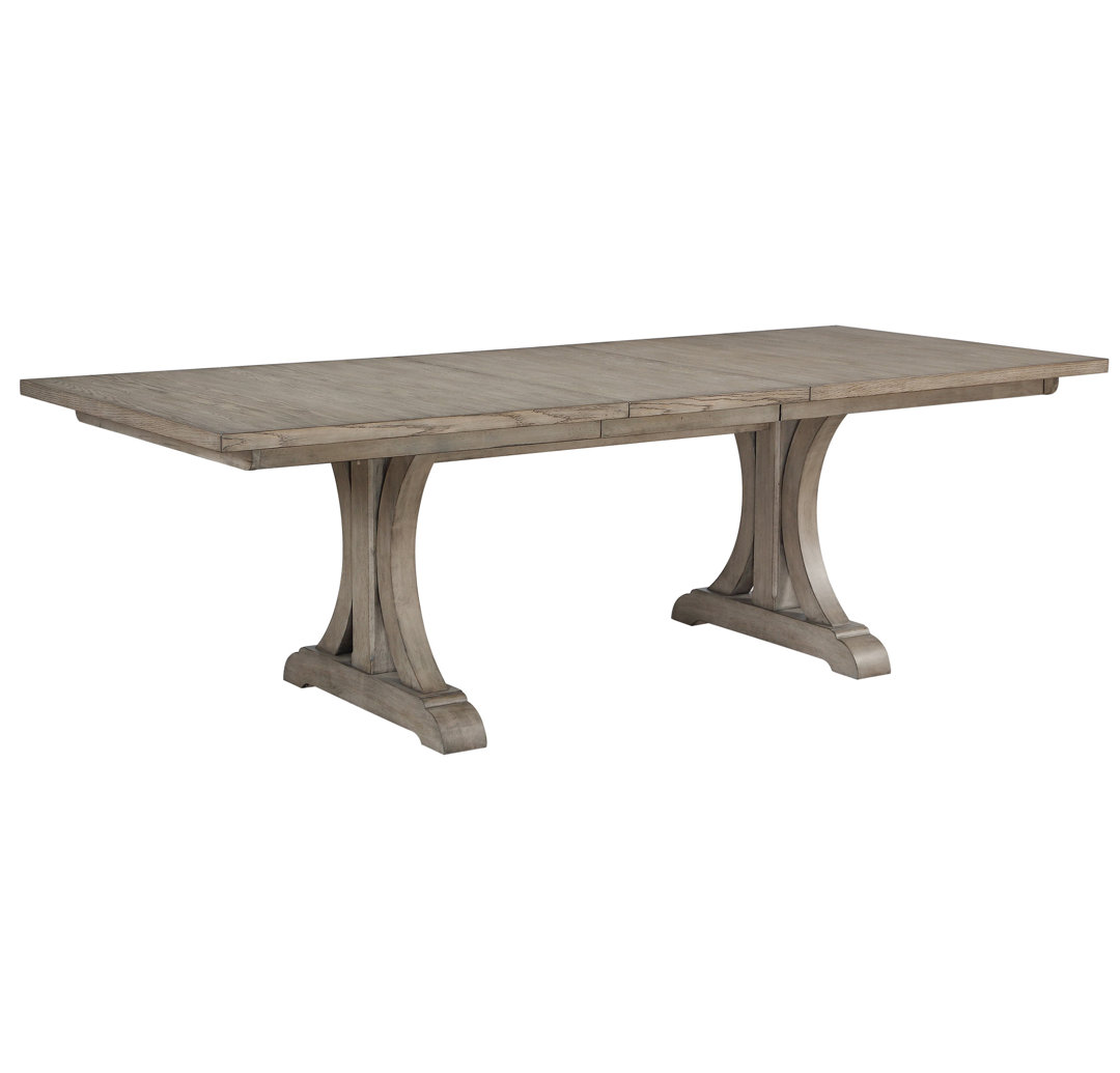 Caius Oak Solid Wood Base Dining Table Laurel Foundry Modern Farmhouse®