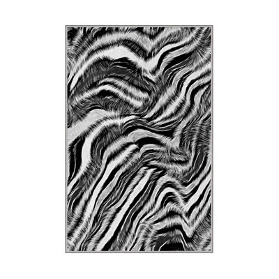 Antibacterial Hall Carpet (2.6 x 6.6 Ft) | 100% Polyester, 0.4 in Pile Height | Non-Slip PVC Dot Underside, Machine Washable | 3D Digital Printing, Durable & Stylish for Entryways, Living Rooms & More