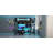Full Size Wood Loft Bed With Desk, Shelves, LED Lights, USB Ports And Pegboard-1591346570