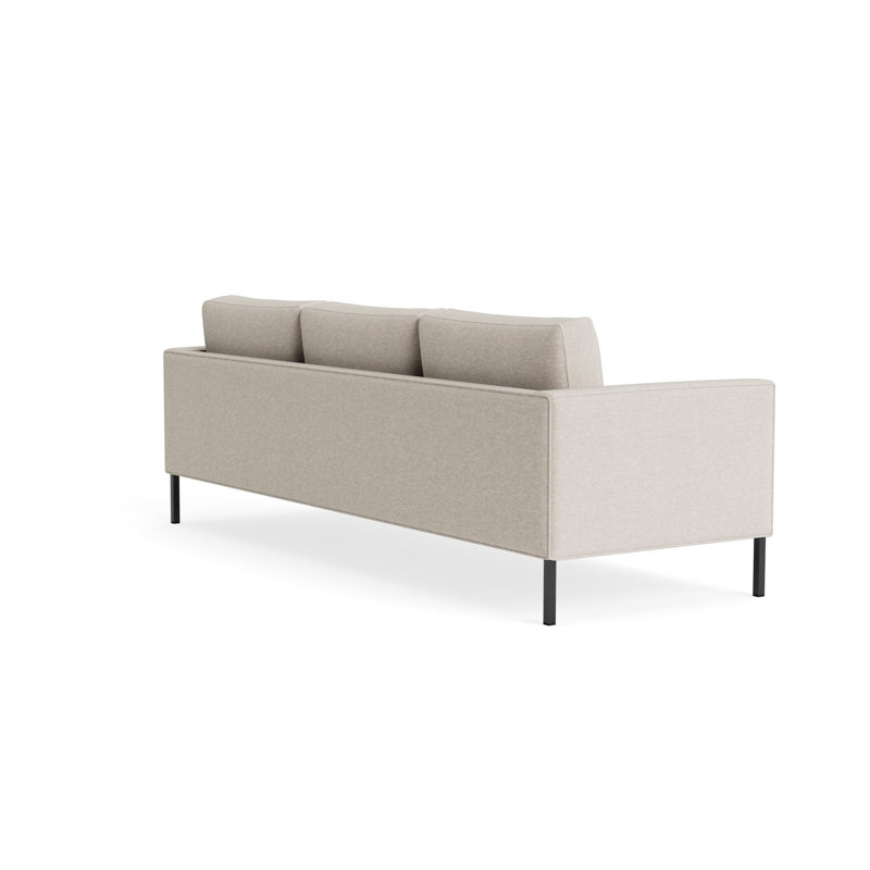 MTO - Paramount Sofa Metal Legs, 32" H x 95" W x 34" D, Landa Stone