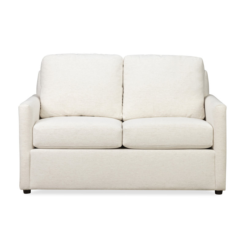 Causeuse rembourrée Savannah, Chenille Crypton® neige Nomad