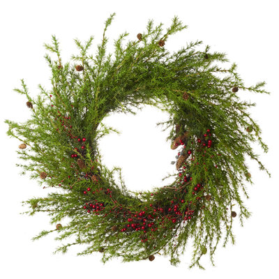 Faux Berry Polyester 127cm Wreath