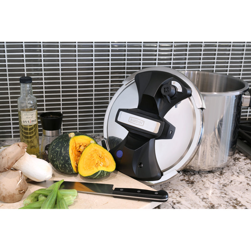 Barton 8-Quart Stainless Steel Induction Ready Pressure Cooker