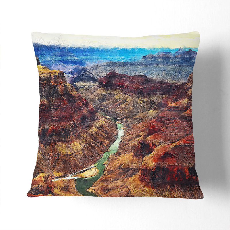 The Grand Canyon Scatter Cushion, 40cm H x 40cm W x 15cm D