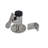 Whitecap S-0040C Door Holder W/Cushion 1-7/8" Base Diameter X 2-7/16" Standoff