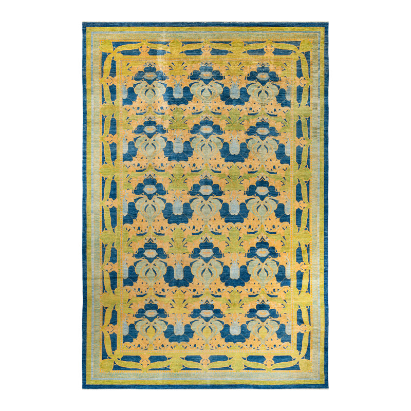 Arts & Crafts One-of-a-Kind 17' 4" X 12' 1" Hand Knotted Area Rug