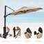 Parasol en porte-à-faux 11 pi avec base Marlon-1230516127