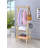 59" Tall Standing Garment / Coat Rack-1209749300